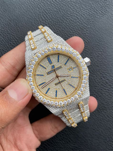 fake ice watches|iced watches with real diamonds.